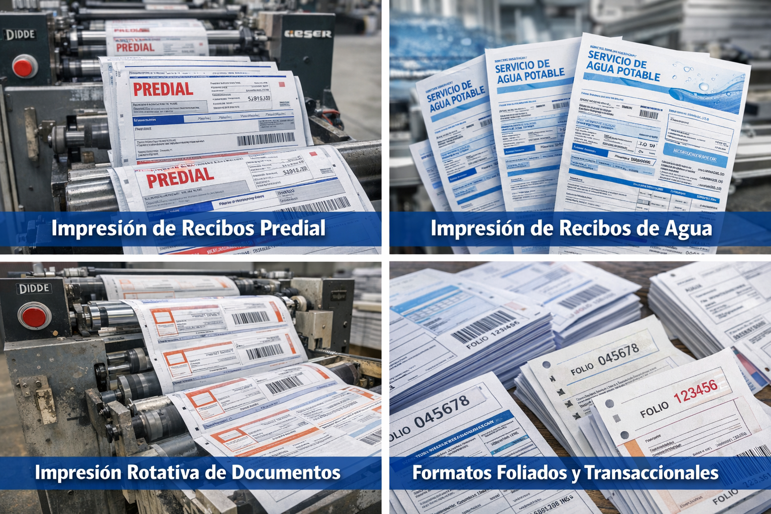 documentos de forma continua